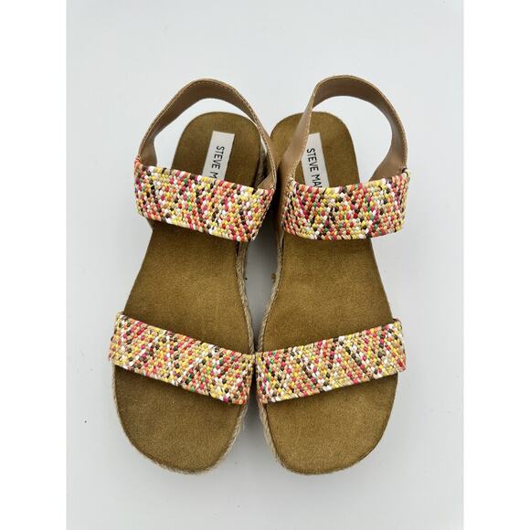 Steve Madden multi-colored platform sandal 7‎ - Picture 5 of 8
